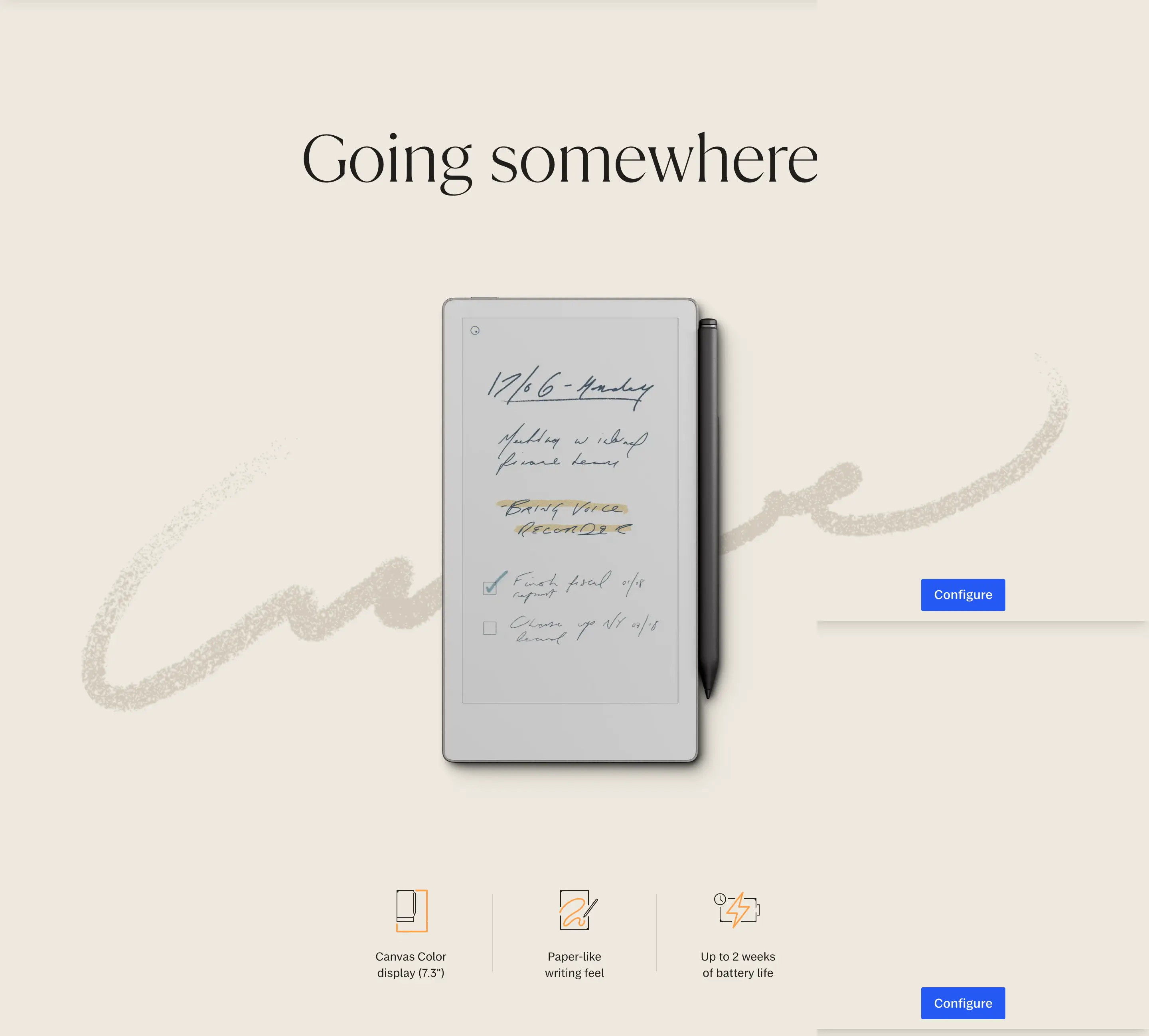 reMarkable Product Features Highlight Display Design
