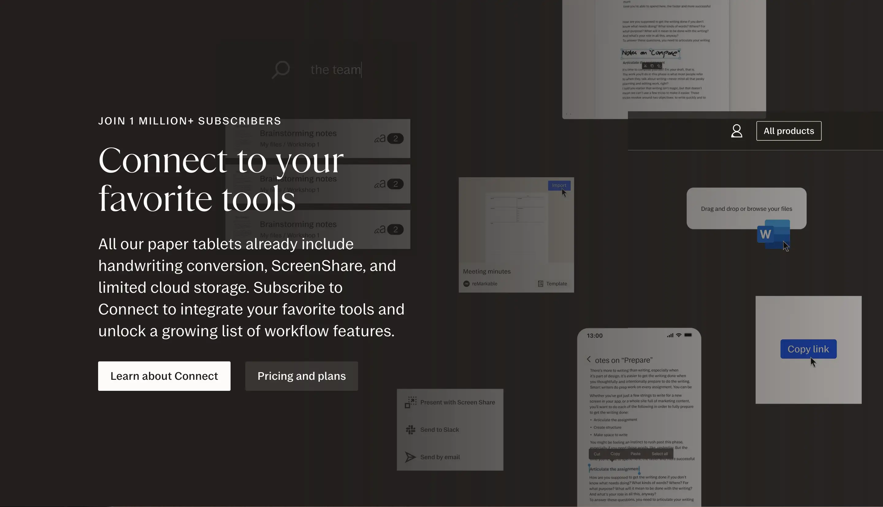 reMarkable Tool Integration Lead Generation Design