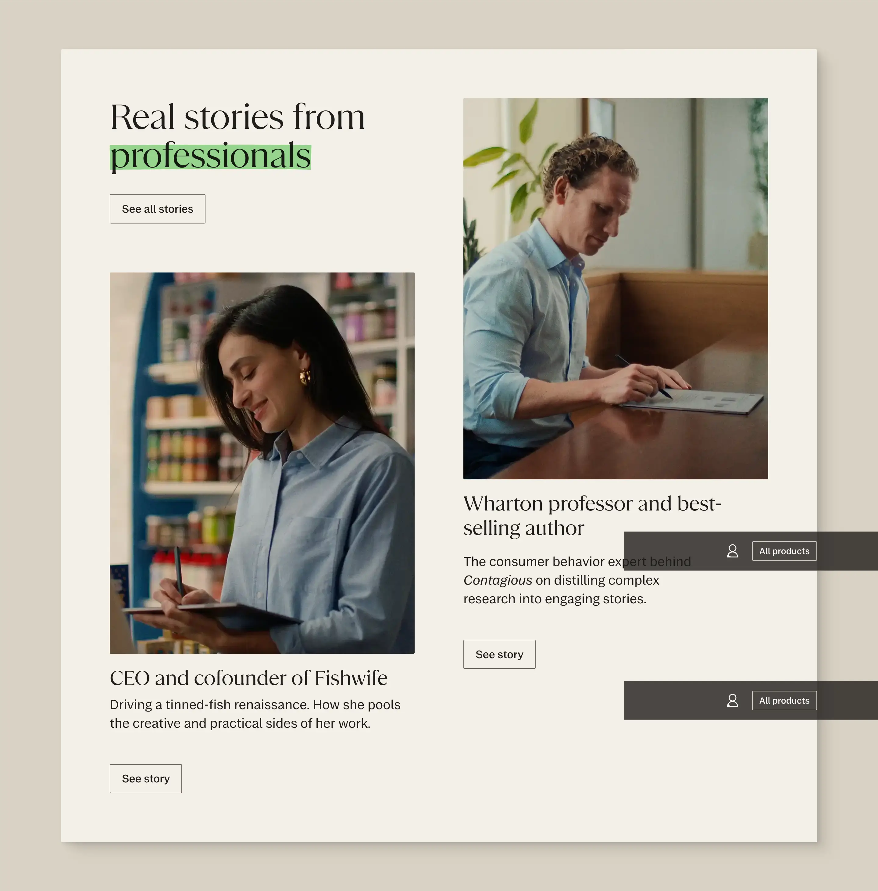 reMarkable User Stories Split Layout Design